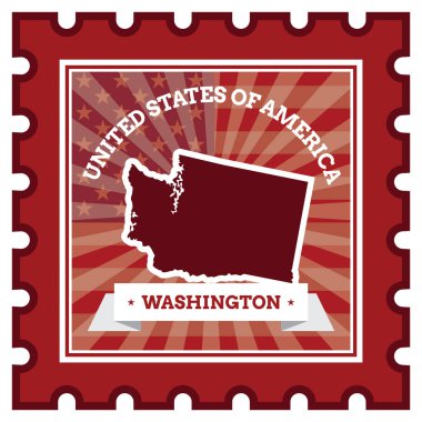 ABD şablonu, vektör illüstrasyonu