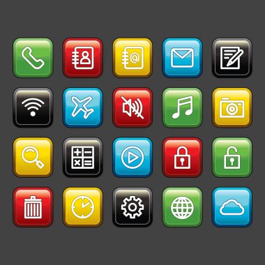 Vektör illüstrasyonu, simge ögesi arkaplanı