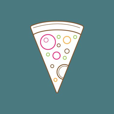 Gıda simgesinin vektör illüstrasyonu