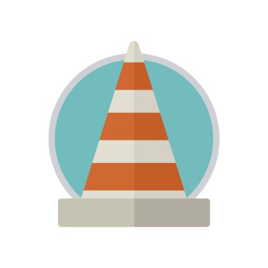 Trafik konisi, vektör çizimi