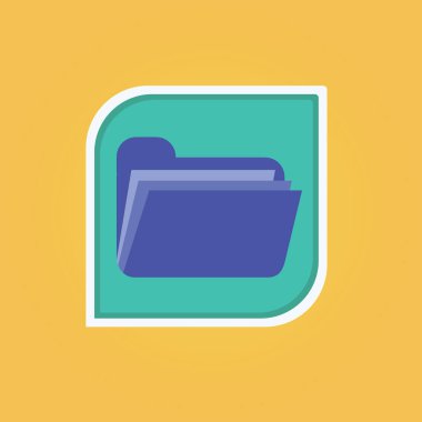 Turkuaz ve sarı arkaplan üzerindeki mavi dizinin vektör görüntüsü 