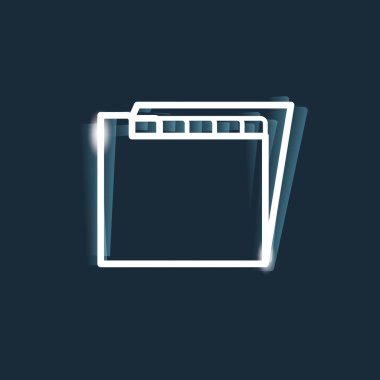 Dizin simgesinin vektör illüstrasyonu