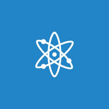 Atomik yapı biçimlendirilmiş vektör çizimi