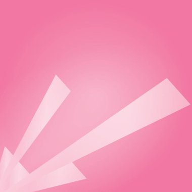 Kırmızı arkaplanda pembe kağıt origami harfi.