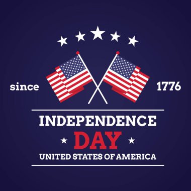 ABD şablonu, vektör illüstrasyonu