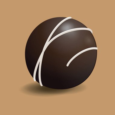 Bir topun vektör illüstrasyonu