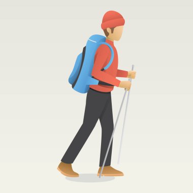 Renk vektörü insanlar konsepti çizimi