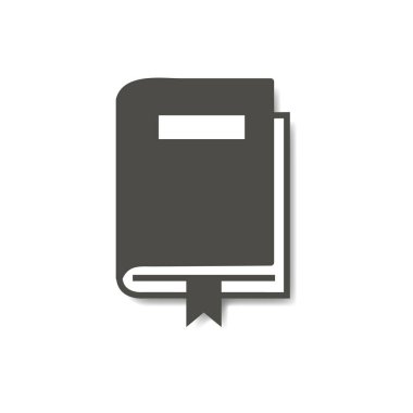 Kitap ikonu. düz dizayn biçimi 10