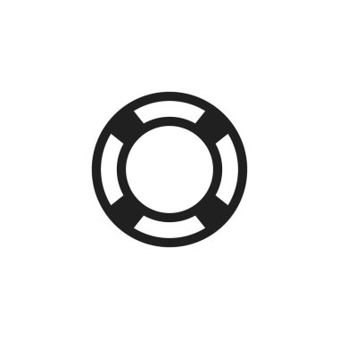 Lifesaver biçimlendirilmiş vektör çizimi