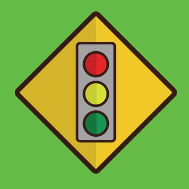 Seyahat simgesinin vektör illüstrasyonu