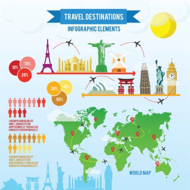 İş bilgi grafikleri. vektör illüstrasyonu