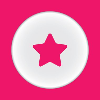 yıldız simgesi, vektör çizimi