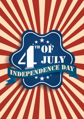 ABD şablonu, vektör illüstrasyonu