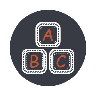 Vektör illüstrasyonu, simge ögesi arkaplanı