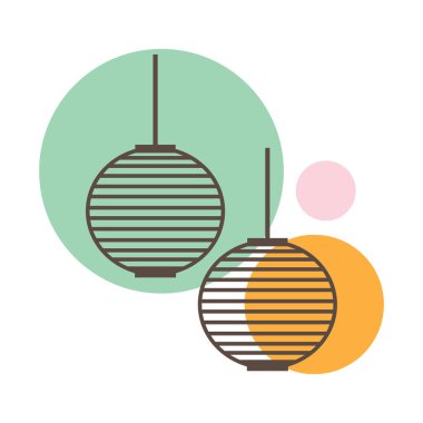 Noel balosu ikonu. vektör illüstrasyonu