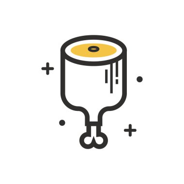 Gıda simgesinin vektör illüstrasyonu