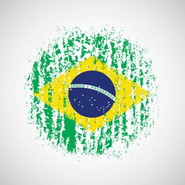 Brezilya grunge bayrağı, lekeli ve lekeli