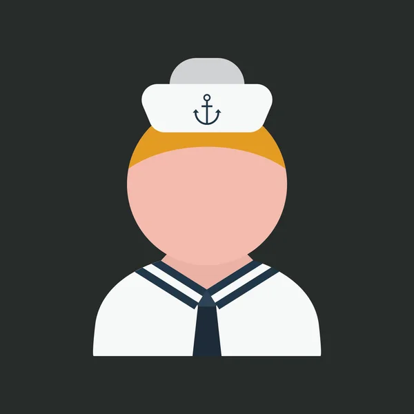 Медсестра Аватар Значок Векторні Ілюстрації Графічний Дизайн — стоковий вектор