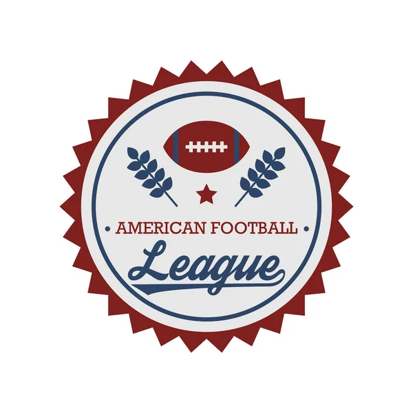 American Football Sport Design Vektorillustration Eps10 Grafik — Stockvektor