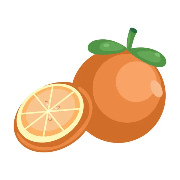Orangefarbenes Flaches Symbol Vektorillustration — Stockvektor