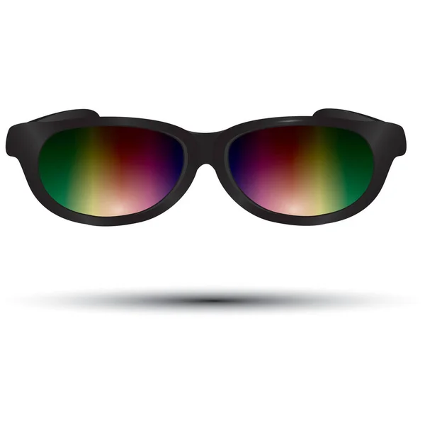 Ícone Ilustração Vetorial Óculos Sol —  Vetores de Stock