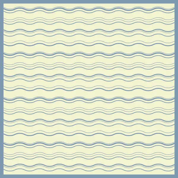 Seamless Pattern Waves Vector Illustration — Stock Vector