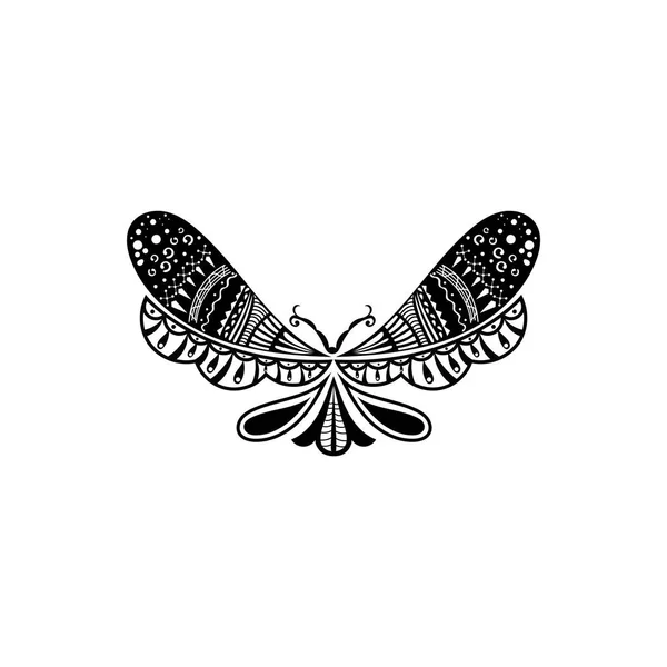 Vector Illustration Butterfly — Stock Vector