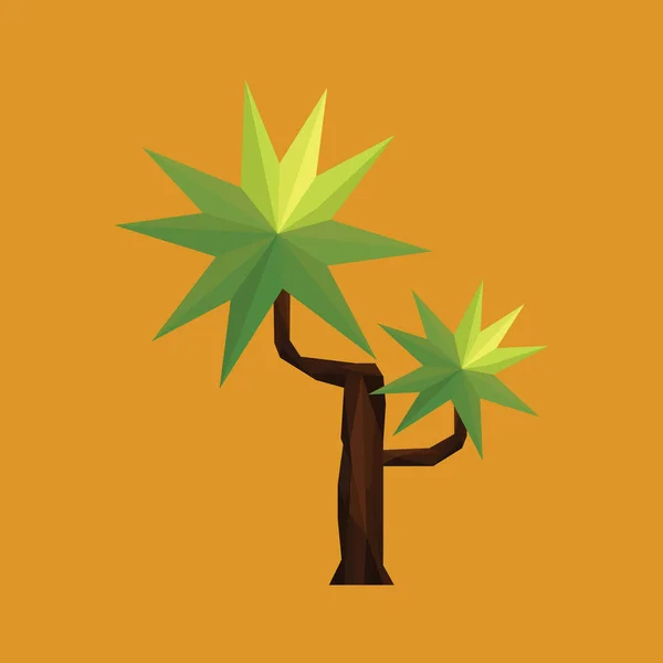 Εικονίδιο Δέντρου Τυποποιημένη Διανυσματική Απεικόνιση — Διανυσματικό Αρχείο