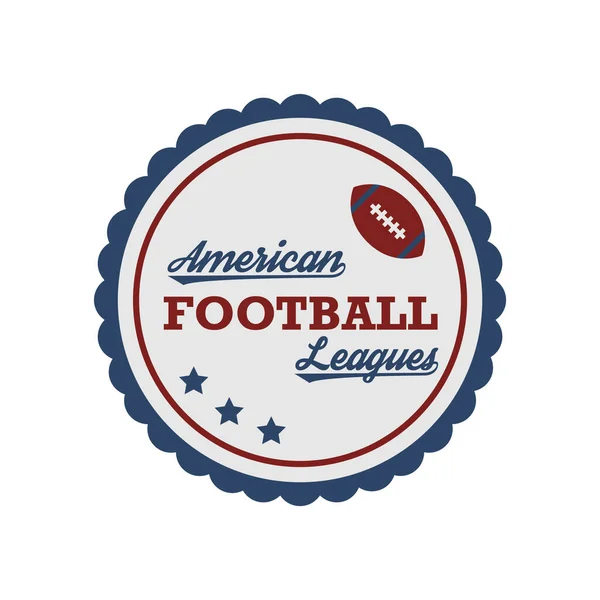 American Football Sport Design Vektorillustration — Stockvektor