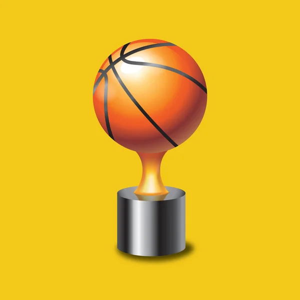 Basketball Icon Colorful Vector Illustration — Stock Vector