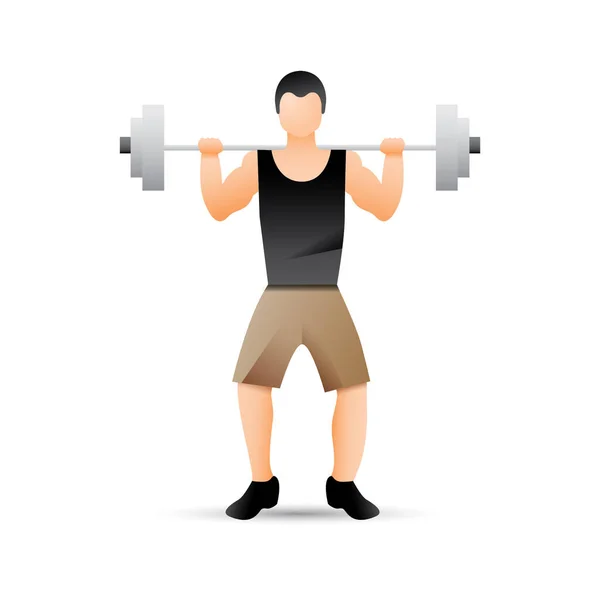 Σχεδιασμός Fitness Lifestyle Διανυσματική Απεικόνιση Eps10 Γραφικά — Διανυσματικό Αρχείο