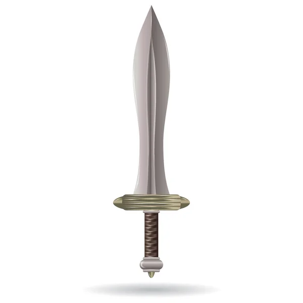 Sword Flat Icon Vector Illustration — Stock Vector