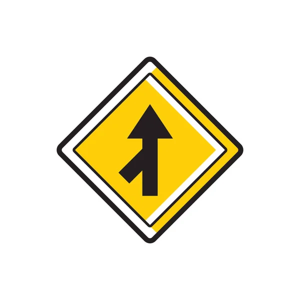 Roads Sign Vector Illustration — Stock Vector
