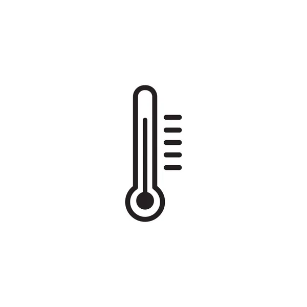 Thermometer Gestileerde Vector Illustratie — Stockvector