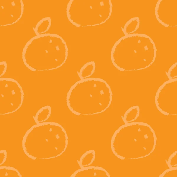 Fundo Laranja Ilustração Vetorial Estilizada — Vetor de Stock