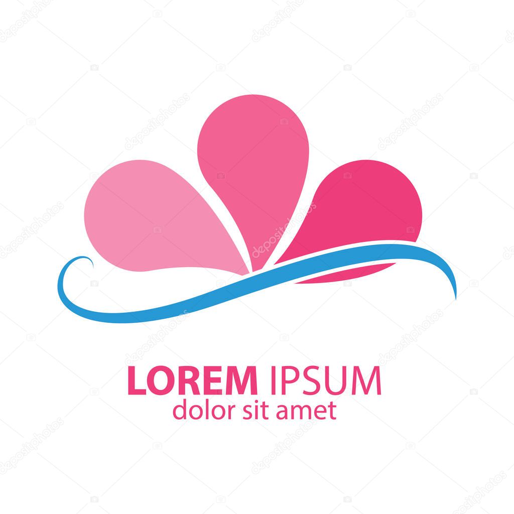 Abstract logo design template. vector illustration