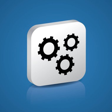 Seo simgesinin vektör illüstrasyonu