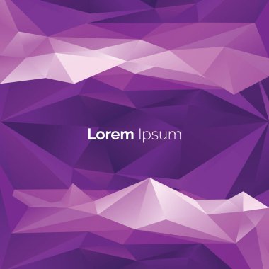 Üçgenli soyut geometrik arkaplan. vektör illüstrasyonu