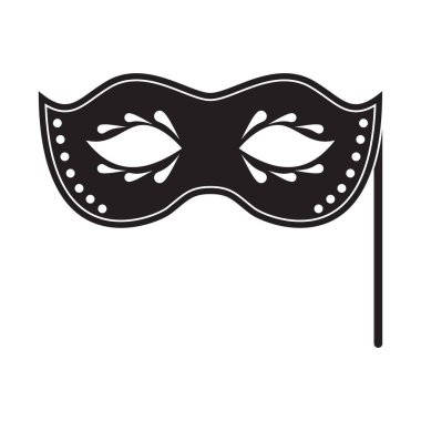 karnaval maskesi, tasarım vektörü çizimi
