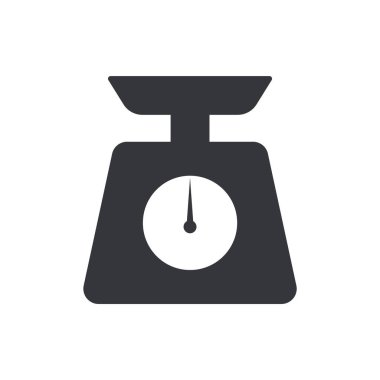 Mutfak boyutu ikon vektör illüstrasyonu