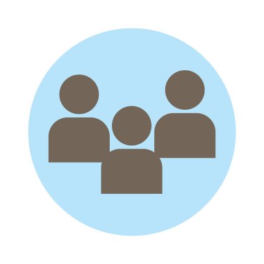 insanlar simge vektör illüstrasyonu