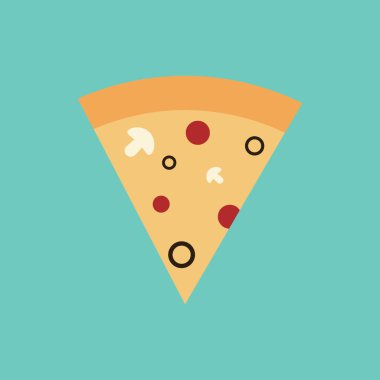 vektör düz peynir simgesi