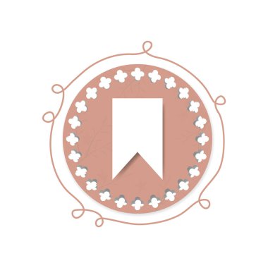 F harfinin vektör illüstrasyonu