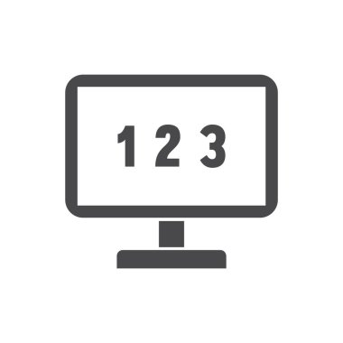 seo modern simgesinin vektör illüstrasyonu