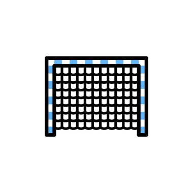 futbol oyunu simgesi vektör illüstrasyon grafik tasarımı