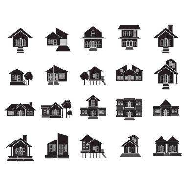 Renk vektör evi simgesi