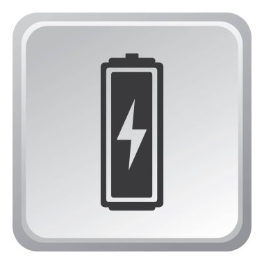 Şarj olan bir bataryanın vektör görüntüsü
