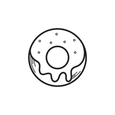 Yiyecek simgelerinin toplanması düz simge, vektör illüstrasyonu 