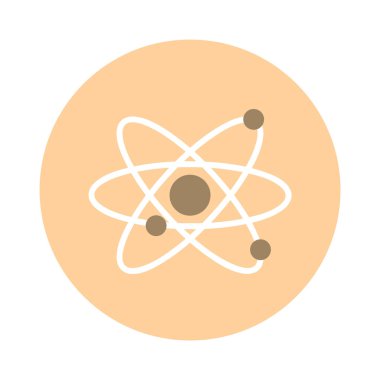 Bilim ve teknoloji çizgi vektör simgesi.