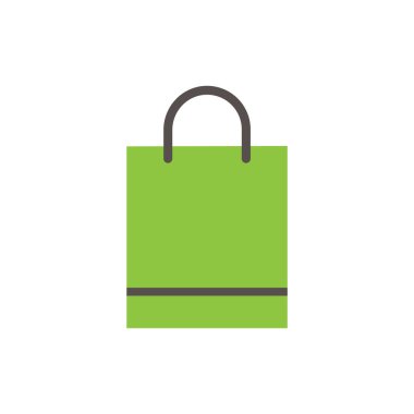 Alışveriş poşeti ikonu. vektör illüstrasyonu